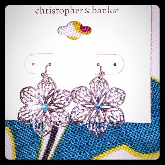 🌈 Christopher & Banks Earrings - Picture 1 of 4
